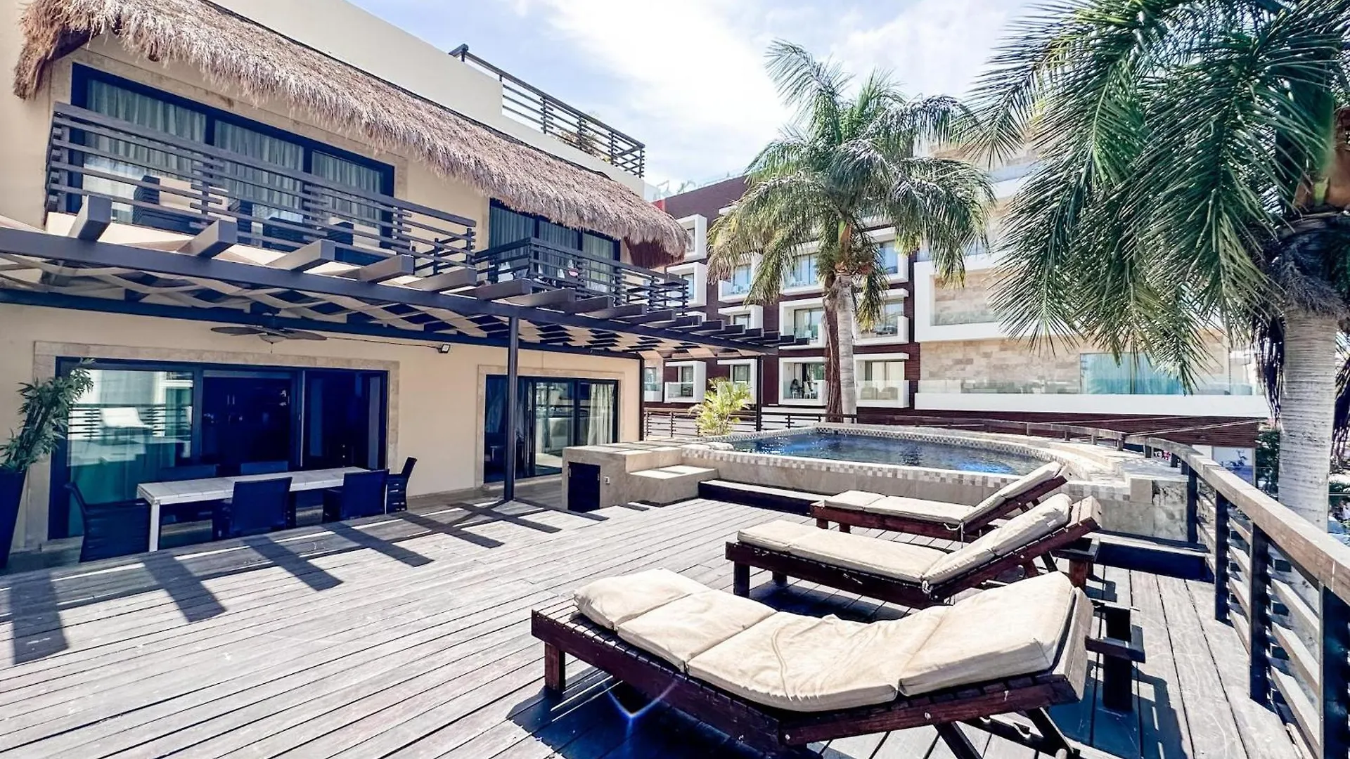 Atb33 Amazing With Enormous Terrace & Privatepool Lägenhet Playa del Carmen